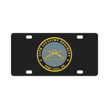 Load image into Gallery viewer, Army - 25th Infantry Regiment - Fort Sill, OK - Buffalo Soldiers w Inf Branch Classic License Plate
