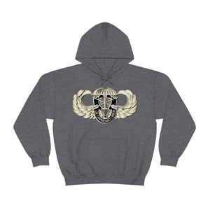 Unisex Heavy Blend Hooded Sweatshirt - SOF - Airborne Badge - SF - DUI