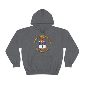 Unisex Heavy Blend Hooded Sweatshirt - Army - 21st Infantry Regt - Gimlet