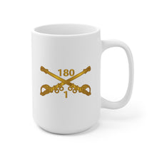 Load image into Gallery viewer, Ceramic Mug 15oz - Army - 1st Squadron, 180th Cavalry Regiment Branch wo Txt X 300
