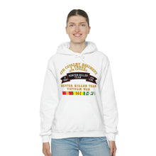 Load image into Gallery viewer, Unisex Heavy Blend Hooded Sweatshirt -  Army - F Troop 4th Cav - Hunter Killer w Vietnam War SVC
