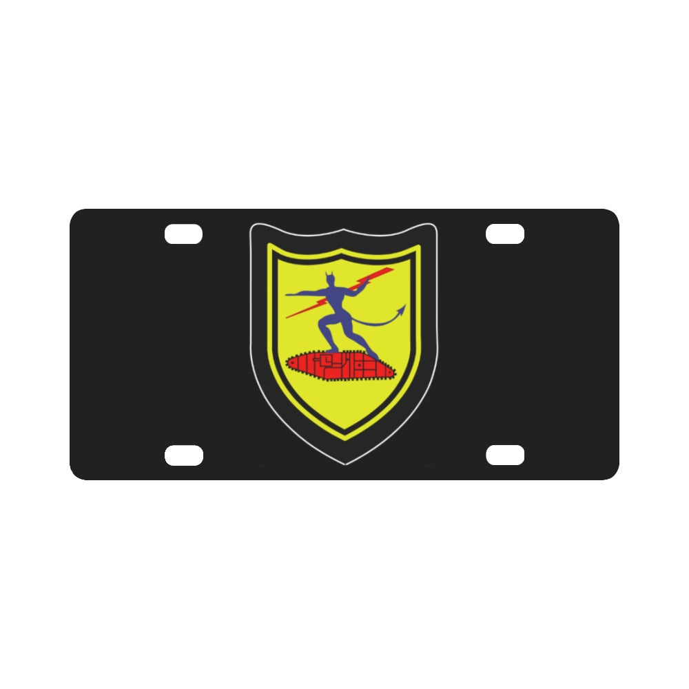 Army - 740th Tank Battalion DUI wo Text Classic License Plate