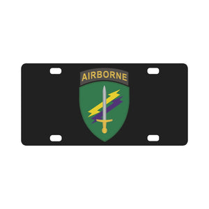 SOF - USACAPOC SSI wo Txt Classic License Plate