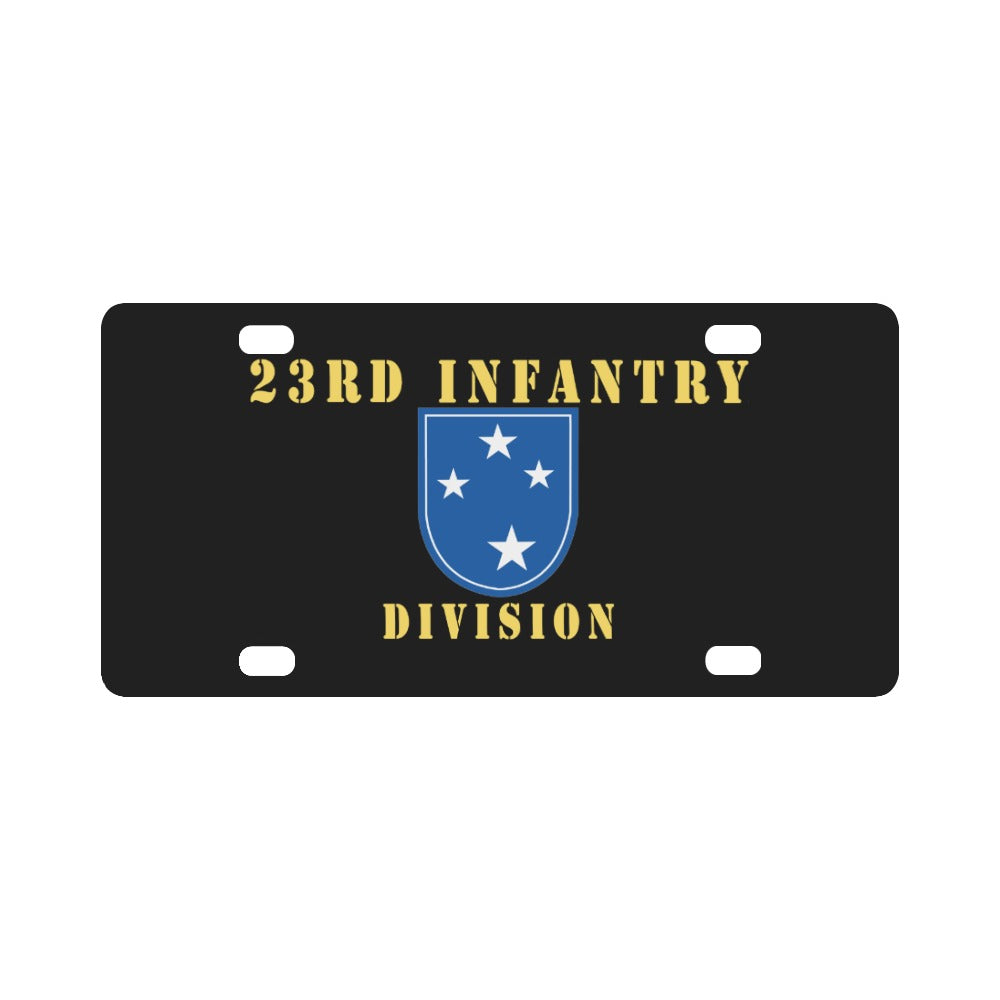 Army - 23rd Infantry Division X 300 - Hat Classic License Plate