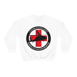 Unisex Heavy Blend Crewneck Sweatshirt - Army MEDEVAC Critical Care Flight Paramedics V1