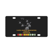 Load image into Gallery viewer, Army - 240th Assault Helicopter Co w VN SVC Classic License Plate
