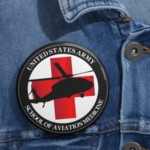 Custom Pin Buttons - Army MEDEVAC Critical Care Flight Paramedics V1