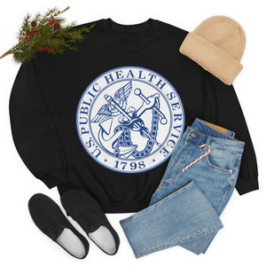 Unisex Heavy Blend Crewneck Sweatshirt -  USPHS - United States Public Health Service Seal