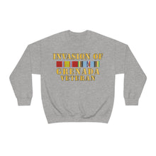 Load image into Gallery viewer, Unisex Heavy Blend Crewneck Sweatshirt - Army - Grenada Invasion Veteran w EXP SVC
