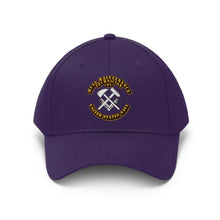 Load image into Gallery viewer, Unisex Twill Hat - Navy - Rate - Navy Hull Maintenance Technician - Direct to Garment (DTG) - Printed
