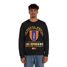 Load image into Gallery viewer, Unisex Heavy Blend Crewneck Sweatshirt - Army - 1st Signal Bde SSI w VN SVC
