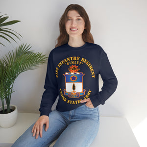 Unisex Heavy Blend Crewneck Sweatshirt - Army - 21st Infantry Regt - Gimlet