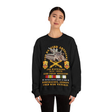 Load image into Gallery viewer, Unisex Heavy Blend Crewneck Sweatshirt - Army - 2nd Bn 83rd Artillery w M110 - Babenhausen Germany w COLD SVC
