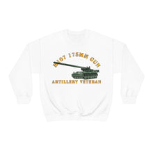 Load image into Gallery viewer, Unisex Heavy Blend Crewneck Sweatshirt - Army - M107 - 175mm Gun - Artillery Veteran
