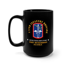 Load image into Gallery viewer, Black Mug 15oz - Army - 172nd In Bde - Ft Richardson AK X 300
