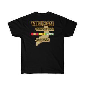 Unisex Ultra Cotton Tee - 5th Special Forces Group (Airborne) Beret/Dagger - Vietnam Veteran with Vietnam Map