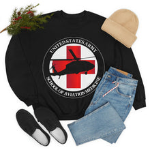 Load image into Gallery viewer, Unisex Heavy Blend Crewneck Sweatshirt - Army MEDEVAC Critical Care Flight Paramedics V1
