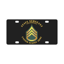 Load image into Gallery viewer, Army - Staff Sergeant - SSG - Veteran Classic License Plate
