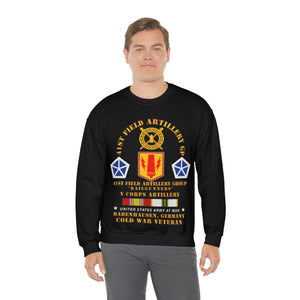 Unisex Heavy Blend Crewneck Sweatshirt - Army - 41st FA Group - Babenhausen, Germany w COLD SVC