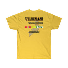 Load image into Gallery viewer, Unisex Ultra Cotton Tee - 5th Special Forces Group (Airborne) Beret/Dagger - Vietnam Veteran with Vietnam Map
