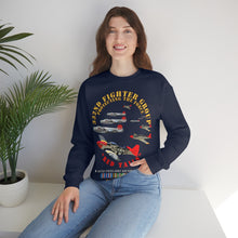 Load image into Gallery viewer, Unisex Heavy Blend Crewneck Sweatshirt - Army - AAC - 332nd Fighter Group - Red Tails - Protect Force
