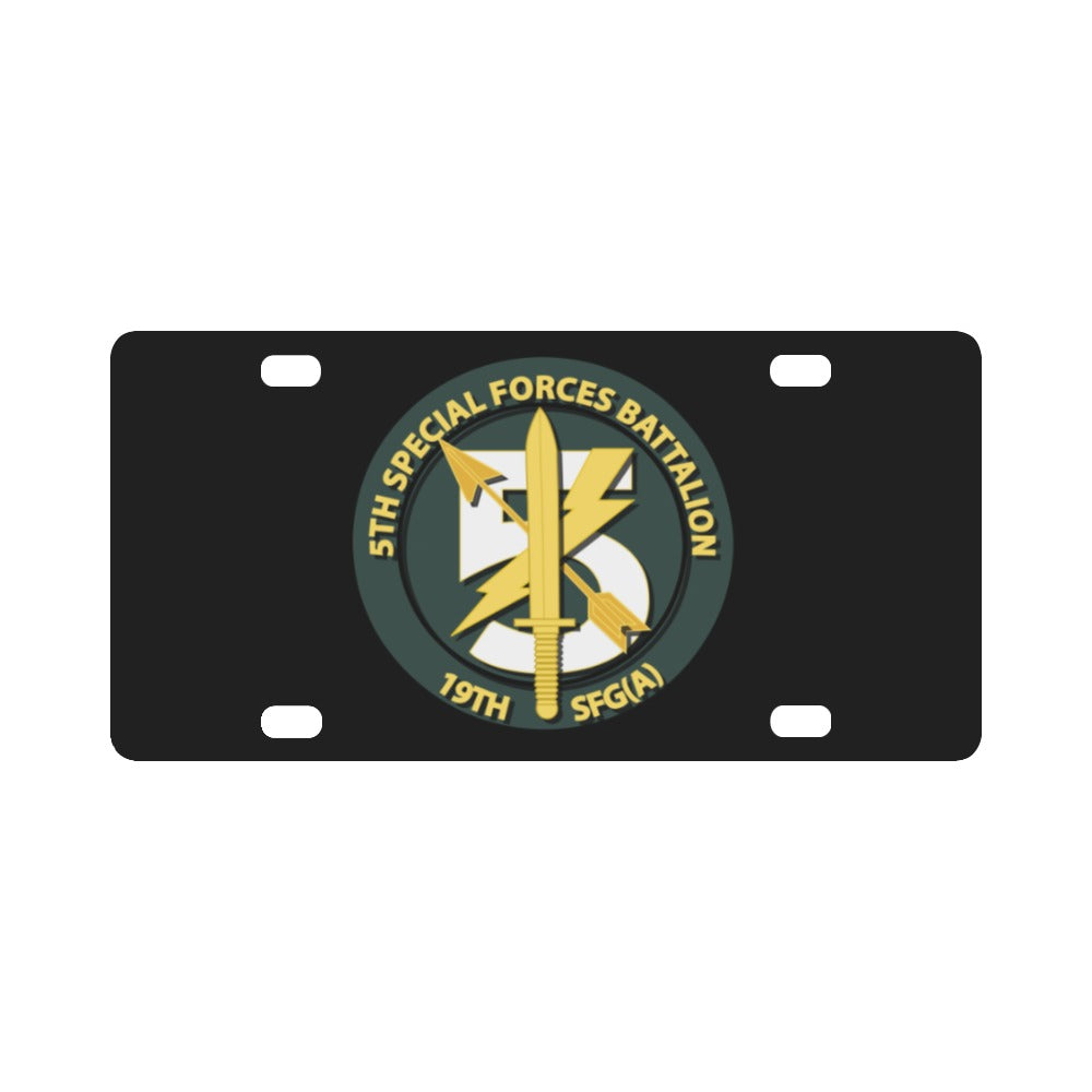 SOF - 5th Bn - 19th SFGA - 1 Classic License Plate