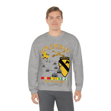 Load image into Gallery viewer, Unisex Heavy Blend Crewneck Sweatshirt - Army - 9th Cavalry (Air Cav) - 1st Cav Division w SVC
