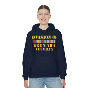 Unisex Heavy Blend™ Hooded Sweatshirt - Army - Grenada Invasion Veteran w EXP SVC