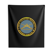 Load image into Gallery viewer, Indoor Wall Tapestries - Army - 38th Infantry Regiment - Buffalo Soldiers - Jefferson Barracks, MO w Inf Branch
