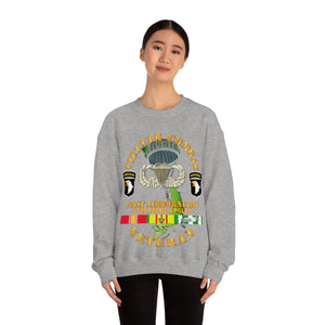 Unisex Heavy Blend Crewneck Sweatshirt - Vietnam Combat Veteran w 101st Airborne Div SSI V1