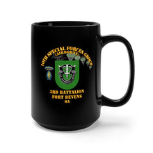 Load image into Gallery viewer, Black Mug 15oz - SOF - 3rd Bn 10th SFG - Ft Devens MA
