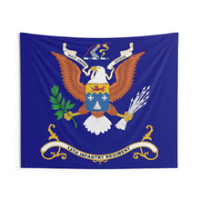 Load image into Gallery viewer, Indoor Wall Tapestries - 12th Infantry Regiment - DUCTI AMORE PATRIAE - Regimental Colors Tapestry
