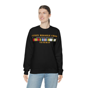 Unisex Heavy Blend Crewneck Sweatshirt - Navy - Cuban Missile Crisis w AFEM COLD SVC