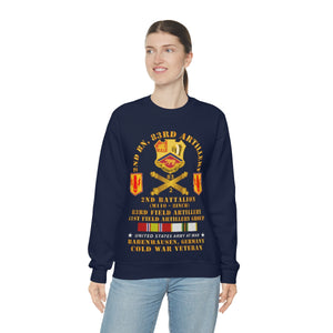 Unisex Heavy Blend Crewneck Sweatshirt - Army - 2nd Bn 83rd Artillery - 41st FA Gp - Babenhausen Germany w COLD SVC