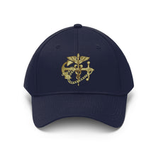 Load image into Gallery viewer, Twill Hat - Public Health Service (USPHS) - Medical Force for America w Back and LR Sleeves
