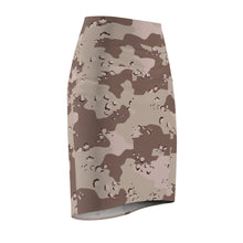 Load image into Gallery viewer, Women&#39;s Pencil Skirt - Military Chocolate Chip Desert Camouflage
