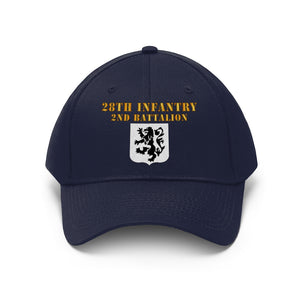 Twill Hat - Army - 2nd Battalion, 28th Infantry - Embroidery