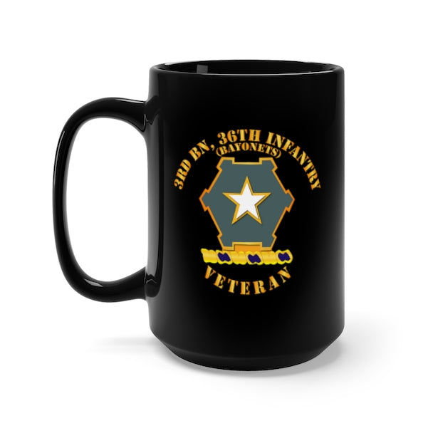 Army - 3rd Battalion 36th Infantry Distinctive Unit Insignia - Bayonets - Veteran - Mug