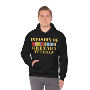 Unisex Heavy Blend™ Hooded Sweatshirt - Army - Grenada Invasion Veteran w EXP SVC