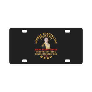 Govt - George Washington - Master Spy Classic License Plate