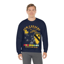 Load image into Gallery viewer, Unisex Heavy Blend Crewneck Sweatshirt - Army - 9th Cavalry (Air Cav) - 1st Cav Division w SVC
