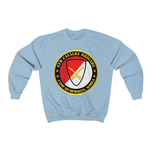 Unisex Heavy Blend Crewneck Sweatshirt - Army - 6th Cavalry Brigade Camp Humphreys Korea