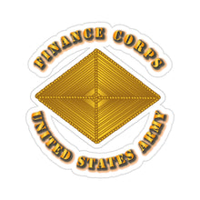 Load image into Gallery viewer, Kiss-Cut Stickers - Army - Finance Corps
