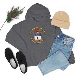 Unisex Heavy Blend Hooded Sweatshirt - Army - 21st Infantry Regt - Gimlet