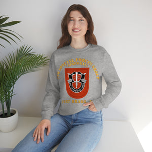 Unisex Heavy Blend Crewneck Sweatshirt -  Army - 7th Special Forces Group W Flash - Fbnc