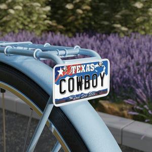 Mini License Plate - Texas - Cowboy