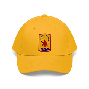 Unisex Twill Hat - 57th Artillery Brigade - Shoulder Sleeve Insignia (SSI) without Text - Direct to Garment (DTG) Printed