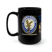 Load image into Gallery viewer, Black Mug 15oz - Custom - Aeronautical University - Embry–Riddle
