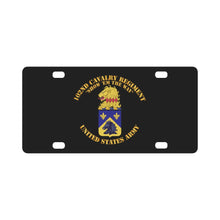 Load image into Gallery viewer, Army - 102nd Cavalry Regiment - Show em the way - COA X 300 Classic License Plate
