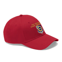 Load image into Gallery viewer, Unisex Twill Hat - 1st Battalion, 41st Infantry Regiment with Unit Crest - Direct to Garment (DTG) - Printed
